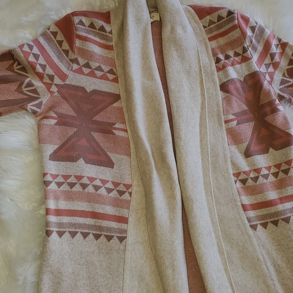 Aztec Open Cardigan NWT Size Small - Picture 3 of 3